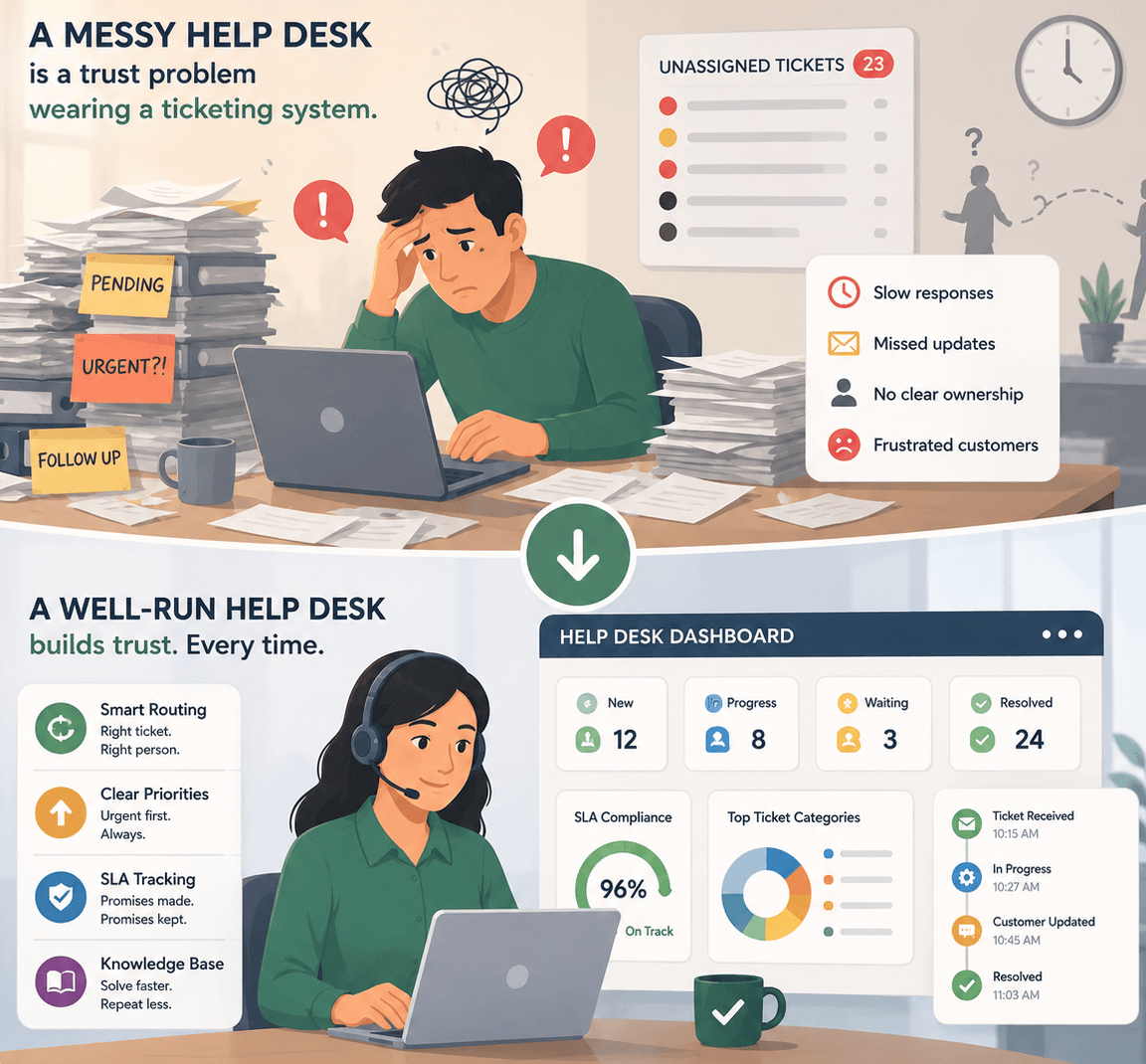 A Messy Help Desk Is a Trust Problem Wearing a Ticketing System
