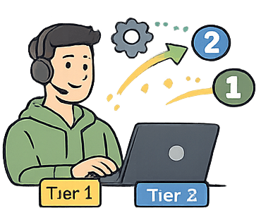 Tier 1 & Tier 2 Support